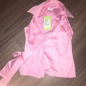 Iily pink size 2 tie shirt